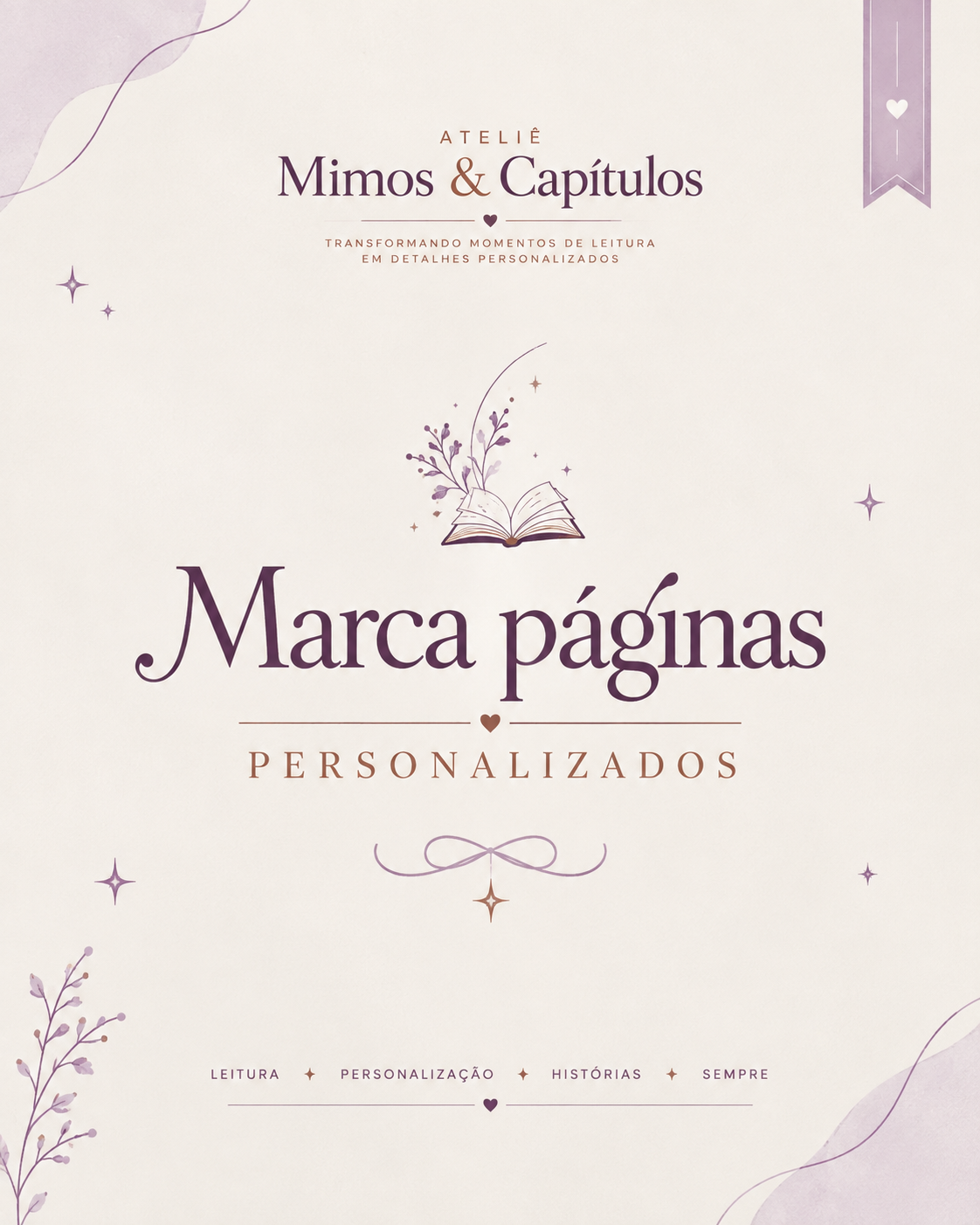 Marca-página Personalizado — Fotografia do ateliê